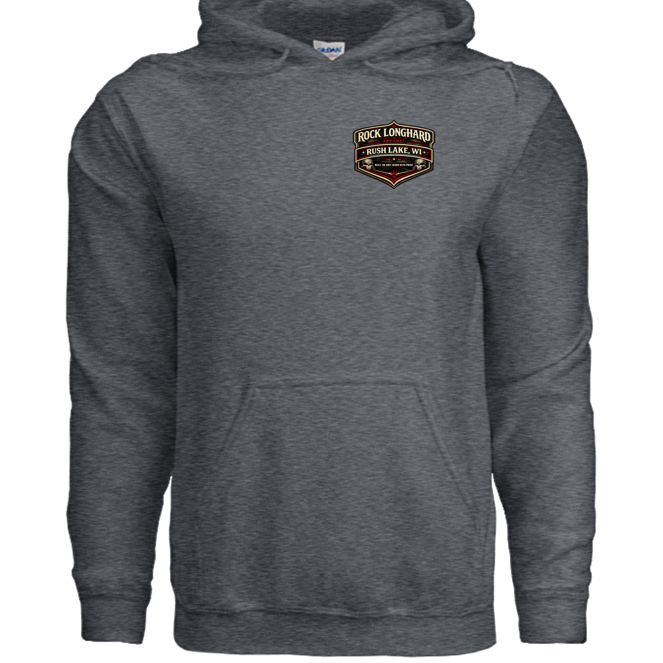 DARK HEATHER - G185 - FRONT
