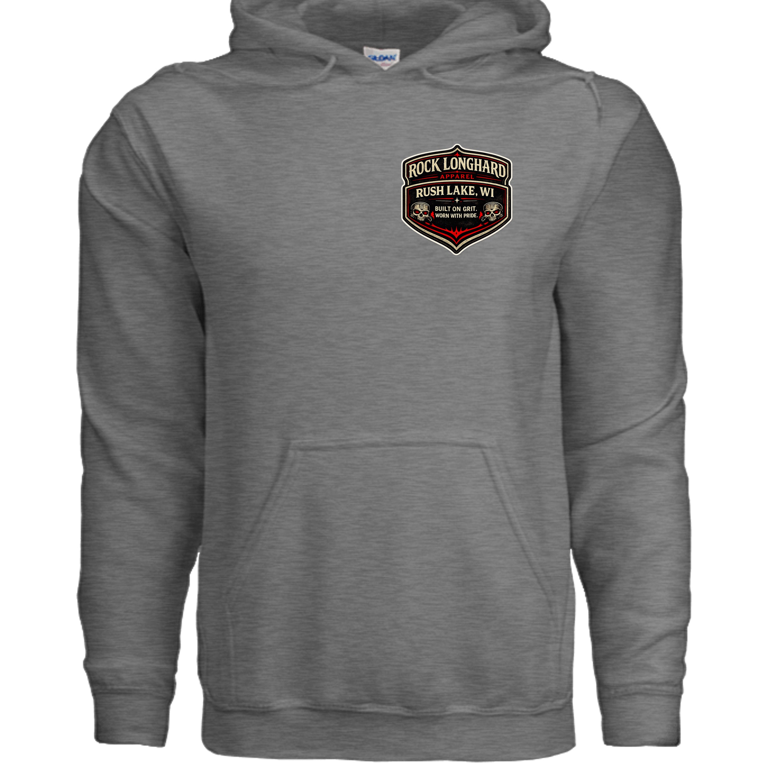 GRAPHITE HEATHER - G185 - FRONT